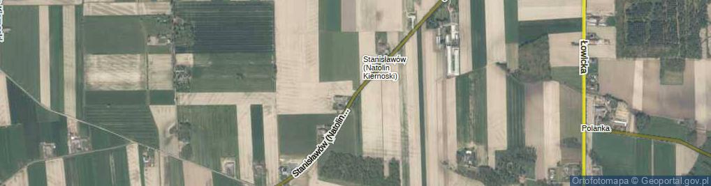 Zdjęcie satelitarne Stanisławów (Natolin Kiernoski) ul.
